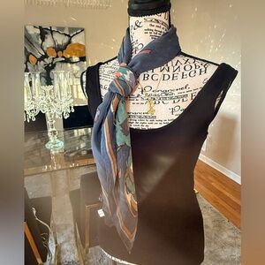 Floral Patterned Scarf